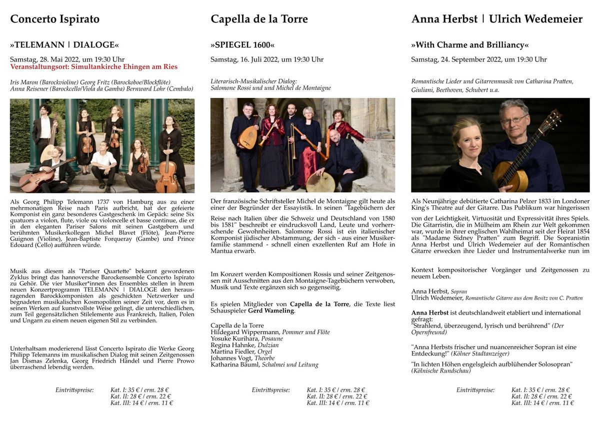 Musica Ahuse - Programm 2022 Seite 2