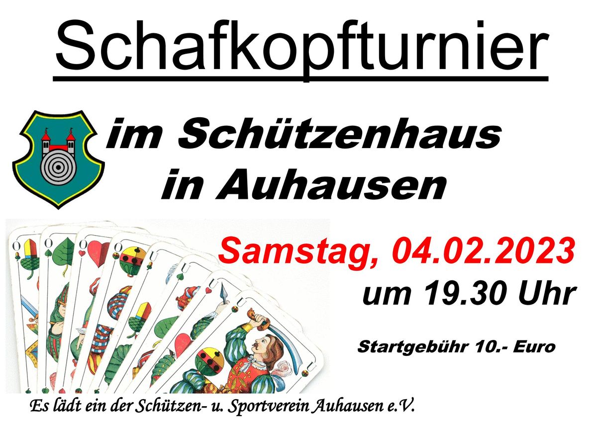 SSV Auhausen - Schafkopfturnier