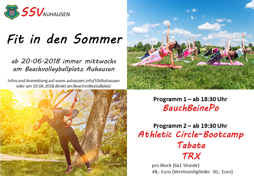 Flyer - Fit in den Sommer